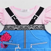 cheap Girl's Dress Up Costumes-Korean Idol Inspired Pop Star Costume Fancy Dress Virtual Idol Movie Cosplay for Girls' Kids Halloween Carnival Performance Comic Con Anime Expo