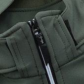 cheap Fleece &amp; 3 in 1 Jackets-Men's Hiking Jacket Fleece Jacket Winter Coat Puffer Jacket Thermal Set Winter Autumn / Fall Outdoor Camo Thermal Warm Waterproof Windproof Top Black Green Khaki