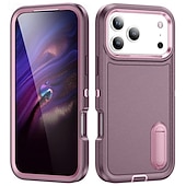 お買い得  iPhone用ケース-電話 ケース 用途 iPhone 17 Air 16 15 14 Pro Max Plus 16e 13 Pro Max バックカバー キックスタンド 耐衝撃 レトロ風 TPU PC