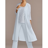 economico impacchi della madre-Chiffon 3/4 Sleeve Shrugs Cape  For Party Evening Mother of Bride  Wedding Guest Simple Pure Color Wedding Wraps dress to impress