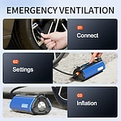 cheap Vehicle Repair Tools-Car Starter Power Bank Car Tire Compressor Portable Charger Car Jump Starter Air pump Booster Auto Emergency Start
