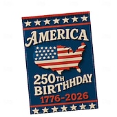 halpa Seinäverhot-1776-2026 Yhdysvaltojen 250-vuotisjuhlan puutarhalippu, isänmaallinen amerikkalainen pihalippu itsenäisyyspäivään, ulkotiloihin, nurmikolle tai syntymäpäiväkoristeeseen