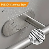 olcso Fürdőszobai kütyük-rozsdamentes acél öntapadós WC-papírtartó, modern fali WC-papírtartó, zuhanytörölközőtartó kiegészítő