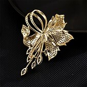 halpa Rintaneulat ja -korut-Rintaneulat Perinteinen Retro Geometrinen Kukka Tyylikäs Muoti Yksilöllinen Yksinkertainen Rintaneula Korut Kulta Käyttötarkoitus Häät Juhla Lahja Kihlaus Tanssiaiset Festivaali