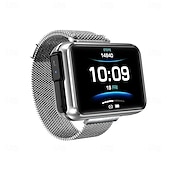 abordables Relojes inteligentes-T91 Reloj inteligente 1.4 pulgada Smartwatch Reloj elegante Bluetooth Monitoreo de temperatura Podómetro Recordatorio de Llamadas Compatible con Android iOS Mujer Hombre Larga espera Impermeable