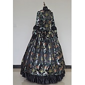 Χαμηλού Κόστους Φορέματα-Γοτθική Λολίτα Ροκοκό Βικτοριανό Φανταστική φορεσιά Τουαλέτα Φόρεμα χορού Μεγάλα Μεγέθη Βασίλισσα Πριγκίπισσα Φλοράλ Φανταχτερή Φόρεμα Γυναικεία βασιλικός Απόκριες Επίδοση Μασκάρεμα Ρεν Φερ Ενηλίκων