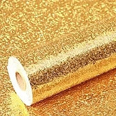 baratos Utensílios &amp; Aparelhos de Cozinha-2 rolos de adesivos para backsplash de cozinha, papel de parede autoadesivo de folha de alumínio - resistente ao calor 450 ° F, à prova de óleo, à prova d'água, fácil de cortar para armários, fogões,