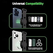 baratos Suporte para automóvel-suporte magnético para celular de academia com alça ajustável para volante