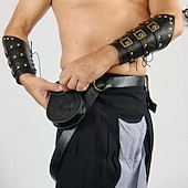 billiga Rustning-Retro / vintage Medeltida kostymer Renässans Vapen och Rustning armband Tillbehör set Krigare Alf Viking Maskeradkläder Herr Dam Unisex Viking fantasi Halloween Karnival Prestanda LARP Ren Faire Vuxen