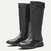 economico Stivali da equitazione-Per uomo Stivali Stivali Chukka Retrò Camminata Vintage Casual Britannico All'aperto Pelle PU Confortevole Antiscivolo Caldo Stivali alti Mocassino Nero / Rosso Marrone scuro Nero Autunno Inverno