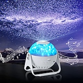 economico Lampada proiettore e proiettore laser-proiettore di galassie, proiettore di stelle per camera da letto - luce notturna a forma di stella per bambini - proiettore spaziale da soffitto con rotazione automatica a 360 gradi - proiettore del