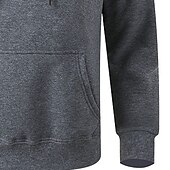 abordables Sudadera con capucha de vellón-Hombre Sudadera Sudadera Con Capucha Sudadera con capucha de lana Negro Blanco Amarillo Rosa Verde Ejército Con Capucha Plano Bolsillo Deporte Casual Diario Ropa de calle Fresco Ropa deportiva