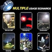 economico Lampada proiettore e proiettore laser-mini lampada da lavoro a led ad alta potenza, torcia elettrica ricaricabile EDC, 6 modalità di luminosità, temperatura di colore regolabile, batteria a lunga durata, illuminazione esterna per