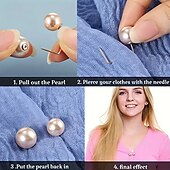 halpa taidetta, käsitöitä ja ompelua-30 kpl erikokoisia &amp;tyylinen tekohelmi rintaneulasarja – elegantit monikäyttöiset naulat naisille, täydellinen vaatteiden, hameiden, vyötärön säätöjen, huivien ja arkivaatteiden kiinnittämiseen