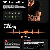 abordables Relojes inteligentes-HD8ultra Reloj inteligente 1.46 pulgada Smartwatch Reloj elegante Bluetooth Monitoreo de temperatura Podómetro Recordatorio de Llamadas Compatible con Android iOS Mujer Hombre Larga espera Llamadas