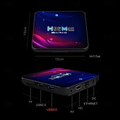 baratos Boxes de TV-Smart TV Box H96 Max RK3318 Android 11, 4G, 64GB, 32G, 4K, YouTube, Wi-Fi, BT, Media Player, H96Max, TV Box Android 10, Set Top Box, 2GB e 16GB