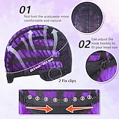 tanie Peruki imprezowe-Fioletowa peruka typu bob z grzywką, krótka, prosta, ciemnofioletowa peruka typu bob dla kobiet, do ramion, syntetyczna, odporna na ciepło, z płaską grzywką, na co dzień, na imprezę, cosplay,