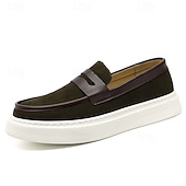 ieftine Loafers casual-Mocasini casual bărbătești în două culori cu talpă albă – pantofi eleganti, fără slip-on, pentru birou, călătorii și ținute de weekend