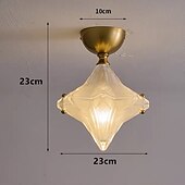 voordelige Eenvoudige Plafondlampen-ster plafondlamp – matglazen armatuur voor de hal &amp;entree