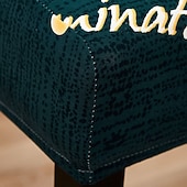 כיסוי לכיסא אוכל נמתח, כיסוי מושב קצר נשלף ורחיץ ידידותי לחיות מחמד, מגן כיסא עמיד למלון, חדר אוכל, אירועים, מסיבת חתונה זול כיסוי כיסא אוכל-כיסוי לכיסא אוכל נמתח, כיסוי מושב קצר נשלף ורחיץ ידידותי לחיות מחמד, מגן כיסא עמיד למלון, חדר אוכל, אירועים, מסיבת חתונה