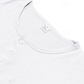 Χαμηλού Κόστους Casual Tee Henley-Ανδρικά Πουκάμισο Henley Κοντομάνικα Henley Top Μακρυμάνικο Συμπαγές Χρώμα Σκέτο Μοντέρνα Υψηλής Ποιότητας Καθημερινό Τσέπη Κουμπιά Χένλι ΕΞΩΤΕΡΙΚΟΥ ΧΩΡΟΥ Causal Καθημερινά