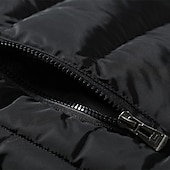 Χαμηλού Κόστους Ανδρικό γιλέκο πούφερ-Ανδρικά Γιλέκο Puffer Veste Gilet Διακοπές Καθημερινά Ημερομηνία Μοντέρνα Καθημερινό Φθινόπωρο Χειμώνας Τσέπη Πολυεστέρας Διατηρείτε Ζεστό Άνετο Συμπαγές Χρώμα Φερμουάρ Όρθιος Γιακάς Κανονικό