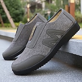 cheap Men&#039;s Sneakers-Men&#039;s Brown Casual Slip-On Walking Shoes – Lightweight Breathable Comfort Loafers for Outdoor Strolls, Daily Wear and Travel