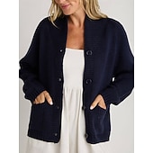 Γυναικεία Πουλόβερ Καθημερινό Μαλακή Ζώο Κοτλέ Κολάρο Πουκαμίσου Κουμπιά Πλεκτό Μακρυμάνικο Κανονικά μπλουζάκια Πλέκω ΕΞΩΤΕΡΙΚΟΥ ΧΩΡΟΥ Καθημερινά Σαββατοκύριακο Ρουμπίνι Βαθυγάλαζο Φθινόπωρο Χειμώνας Χαμηλού Κόστους Ανοιχτό μπροστινό κασκόλ-Γυναικεία Πουλόβερ Καθημερινό Μαλακή Ζώο Κοτλέ Κολάρο Πουκαμίσου Κουμπιά Πλεκτό Μακρυμάνικο Κανονικά μπλουζάκια Πλέκω ΕΞΩΤΕΡΙΚΟΥ ΧΩΡΟΥ Καθημερινά Σαββατοκύριακο Ρουμπίνι Βαθυγάλαζο Φθινόπωρο Χειμώνας