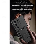 Χαμηλού Κόστους Samsung Θήκη-τηλέφωνο tok Για Samsung Galaxy S25 S24 S23 S22 Plus Ultra Α56 A16 A55 5G A15 Α54 Πίσω Κάλυμμα με βάση στήριξης Υποδοχή κάρτας Ανθεκτική σε πτώσεις Ρετρό TPU PU δέρμα