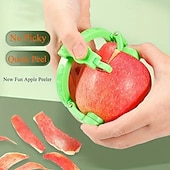 baratos Utensílios &amp; Aparelhos de Cozinha-descascador de frutas – aço inoxidável 304, descascamento rápido com cabo ergonômico, adequado para maçãs, batatas &amp;mais compacto &amp;utensílio de cozinha durável para uso doméstico