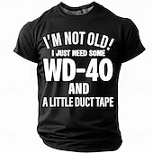 ieftine Tricouri amuzante pentru bărbați-Bărbați Argou amuzant Tricou Manșon scurt Tricou Tipărire 3D Stil Nautic Cămașă Modă Zilnic Stradă Zilnic Albastru piscină Negru Roșu-aprins Vară Primăvară Îmbrăcăminte S M L XL XXL XXXL