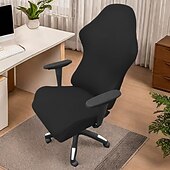 economico Fodera per sedia da pranzo-Coprisedia da gioco in seta di latte, elastico e antipolvere, adatto per giochi al computer, internet cafè e posti a sedere competitivi