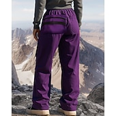 economico Fondi-Per donna Pantaloni Cargo Pantaloni da escursionismo pantaloni da trekking Esterno Vestibilità regolare Impermeabile Antivento Pantaloni Tasca Elastico in vita Nero Rosso Campeggio / Escursionismo