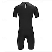 abordables Rash Guards Une Pièce-Femmes Maillot Anti UV Maillots de bain intégraux Combinaison Fine UPF50+ Séchage Rapide Haute élasticité Manche Courte Maillot de Bain ​fermeture éclair sur le devant Surf Plongée Plongée en apnée