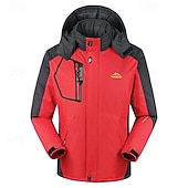 economico Fleece &amp; Giacche 3 in 1-Per uomo Giacca softshell Giacca da escursionismo Giacca in Pile Giacca termica Inverno All&#039;aperto Patchwork Calore Termico Impermeabile Antivento Top Nero Verde militare Rosso Blu Blu scuro