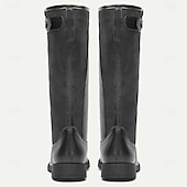 economico Stivali da equitazione-Per uomo Stivali Stivali Chukka Retrò Camminata Vintage Casual Britannico All'aperto Pelle PU Confortevole Antiscivolo Caldo Stivali alti Mocassino Nero / Rosso Marrone scuro Nero Autunno Inverno