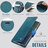 cheap Samsung Cases-Phone Case For Samsung Galaxy Z Fold 7 Magnetic Adsorption Wallet Case Magnetic Full Body Protective Kickstand TPU PU Leather