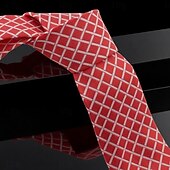 economico Cravatte e papillon da uomo-Per uomo Cravatte Classico Strisce e Quadri Serata Formale Data Festa &amp; Sera