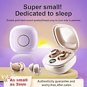 abordables Écouteurs Bluetooth sans fil-Écouteurs intra-auriculaires sans fil Bluetooth 5.3, mini-écouteurs tactiles, réduction du bruit, confortables, pour le bureau