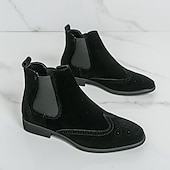 Férfi barna színű, velúr stílusú, bebújós, rugalmas oldalsó szabással rendelkező chelsea csizma, elegáns hétköznapokra, partikra és munkába egyaránt. olcso Chelsea csizma-Férfi barna színű, velúr stílusú, bebújós, rugalmas oldalsó szabással rendelkező chelsea csizma, elegáns hétköznapokra, partikra és munkába egyaránt.