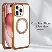 お買い得  iPhone用ケース-電話 ケース 用途 iPhone 17 Pro Max 17 Air 16 15 14 Pro Max Plus 13 Pro Max バックカバー ワイヤレス充電をサポート キックスタンド 耐衝撃 レトロ風 TPU アクリル