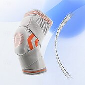 baratos Acessórios de Corrida-Masculino Pacote com 2 joelheiras de compressão esportiva Anti-Escorregar Tecido Dor no joelho Suporte de joelho Para Exercite-se LCA Levantamento de peso