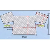 abordables Servicio de Vehículo-Funda magnética antinieve para coche, funda para media nieve con protección para parabrisas delantero, parasol grueso y protector de nieve resistente al calor para invierno y verano.