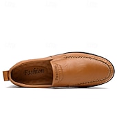 preiswerte Slipper Schuhe-Herren-Slipper aus Kunstleder, lässig, bequem, für Autofahrer – leicht, für Geschäftsreisen und den Alltag