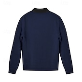economico giacca sportiva-Per uomo Giacca Leggera Giacca Casual Vacanza Quotidiano Traspirante Tasca Primavera Autunno Blocco di colori Moda Classico Collo alla coreana Regolare Nero Giallo Rosso Blu marino Blu reale Giacca