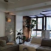 billiga Vägglampor för inomhusbelysning-vägglampa i mässing: minimalistisk, böjd design - sovrum, hallbelysning