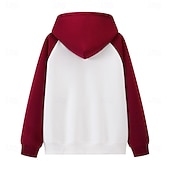 abordables sudaderas basicas hombre-Hombre Sudadera Negro Vino Azul Marino Verde Trébol Azul claro Con Capucha Bloque de color Correa Retazos Bolsillo Deporte Diario Festivos Poliéster Ropa de calle Básico Casual Primavera Otoño Ropa