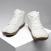 Miesten Bootsit 오피스 / 비즈니스 Pluskoko Kävely Vapaa-aika Päivittäin PU-nahka Mukava Nauhat Musta Valkoinen Keltainen halpa Nilkkurit-Miesten Bootsit 오피스 / 비즈니스 Pluskoko Kävely Vapaa-aika Päivittäin PU-nahka Mukava Nauhat Musta Valkoinen Keltainen