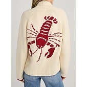 Γυναικεία Πουλόβερ Καθημερινό Μαλακή Ζώο Κοτλέ Κολάρο Πουκαμίσου Κουμπιά Πλεκτό Μακρυμάνικο Κανονικά μπλουζάκια Πλέκω ΕΞΩΤΕΡΙΚΟΥ ΧΩΡΟΥ Καθημερινά Σαββατοκύριακο Ρουμπίνι Βαθυγάλαζο Φθινόπωρο Χειμώνας Χαμηλού Κόστους Ανοιχτό μπροστινό κασκόλ-Γυναικεία Πουλόβερ Καθημερινό Μαλακή Ζώο Κοτλέ Κολάρο Πουκαμίσου Κουμπιά Πλεκτό Μακρυμάνικο Κανονικά μπλουζάκια Πλέκω ΕΞΩΤΕΡΙΚΟΥ ΧΩΡΟΥ Καθημερινά Σαββατοκύριακο Ρουμπίνι Βαθυγάλαζο Φθινόπωρο Χειμώνας