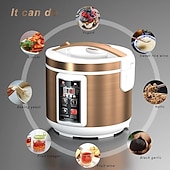 olcso Otthoni kellékek-6 literes fekete fokhagyma erjesztő automata fokhagyma erjesztő joghurtgép hőmérséklet-szabályozással